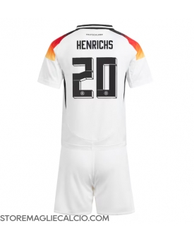 Germania Benjamin Henrichs #20 Maglia Gara Casa Repliche Europei 2024 Bambino